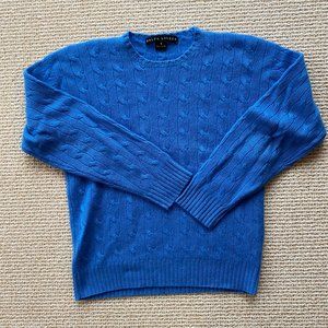 Ralph Lauren Cable Knit Sweater 100% Cashmere